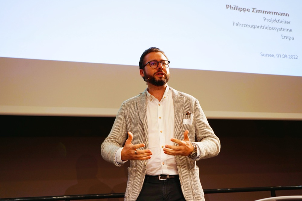 Philippe Zimmermann speaking at SSM conference